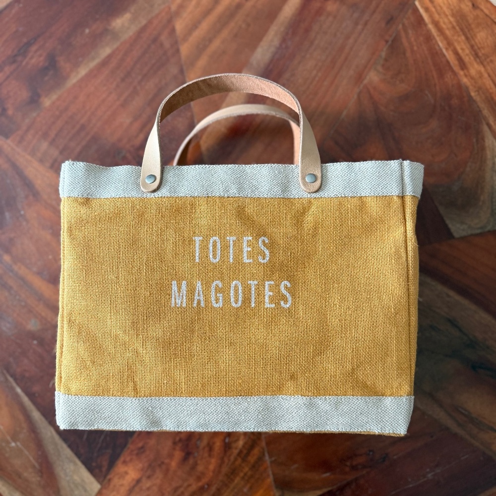 Apolis Global Petite Market tote bag in sunflower yellow - NEW
